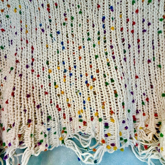 Colorful Speckled Knit Sweater - Picture 4 of 6